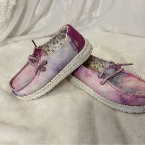 Hey Dude Kids Shoes in Pink and Purple